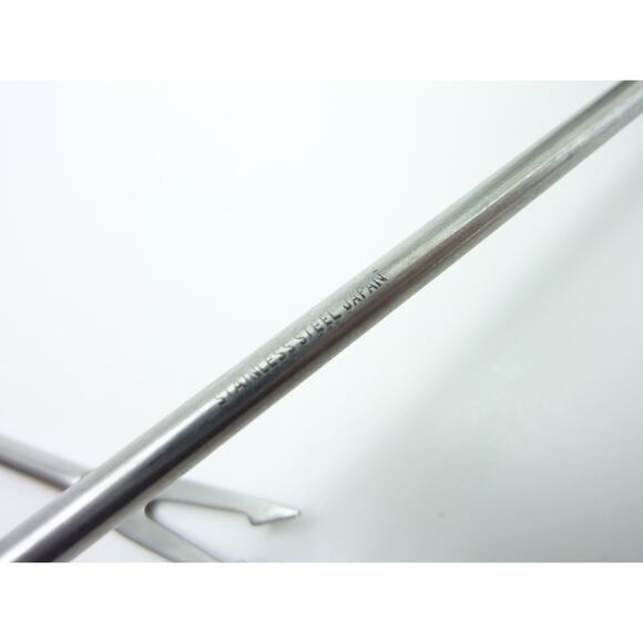 Vintage Stainless Steel Fondue Forks Teak Brown Wood Handles 2 sizes - Picture 4 of 4